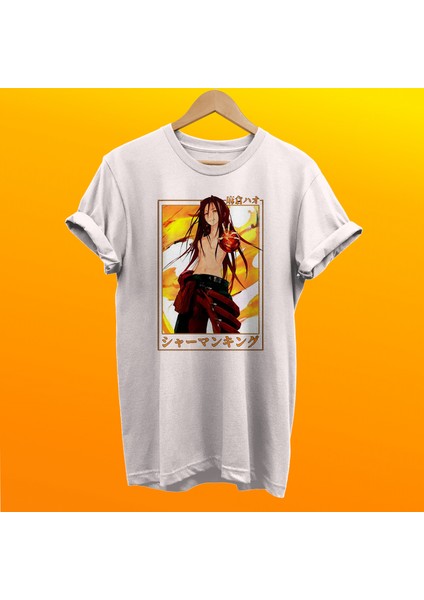 Hao Asakura Baskılı %100 Pamuk Oversize T-Shirt
