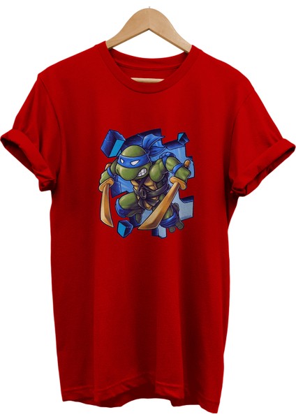 Ninja Kaplumbağalar Leonardo %100 Pamuk Oversize T-Shirt