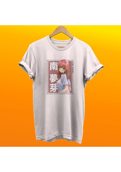 Ssss.dynazenon Yume Minami Baskılı %100 Pamuk Oversize T-Shirt