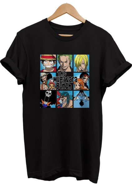 One Piece Baskılı %100 Pamuk Oversize T-Shirt