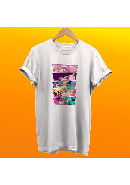 Sailor Moon Ekibi %100 Pamuk Oversize T-Shirt