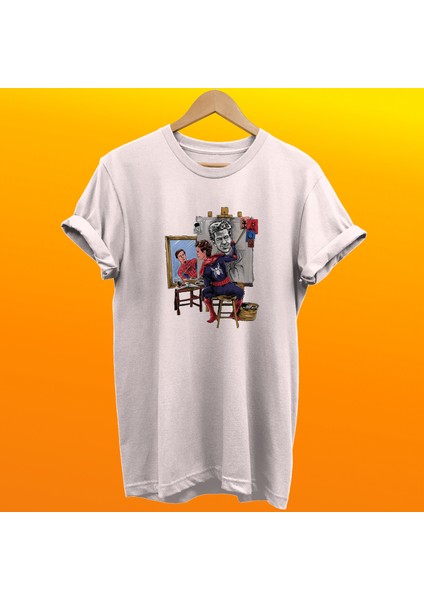 Örümcek Adamlar Spiderman Baskılı %100 Pamuk Oversize T-Shirt