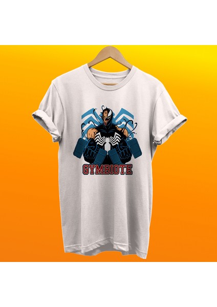 Venom Baskılı %100 Pamuk Oversize T-Shirt Büyük Beden Tişört