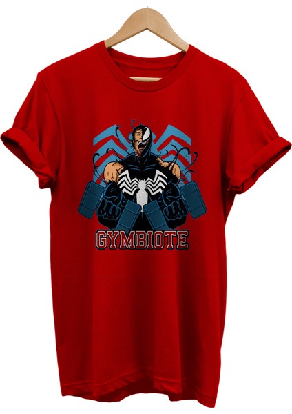 Venom Baskılı %100 Pamuk Oversize T-Shirt Büyük Beden Tişört