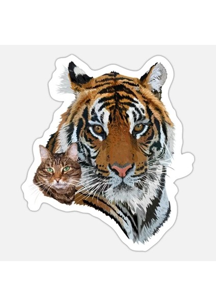 Kaplan Aile Araba Oto Sticker Yapıştırma Etiket 17CM Hg1