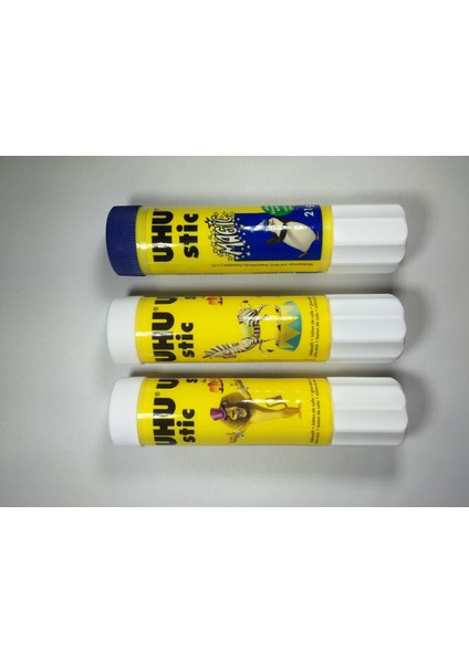 Stick Yapıştırıcı Çizgi Film Figürlü 21 gr 3'lü