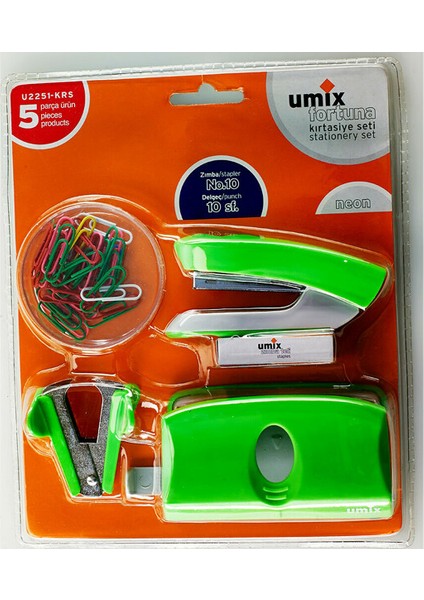 5'li Set Neon Renklerde