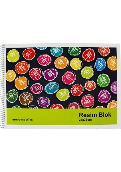 Spiralli Resim Defteri 25 x 35 cm