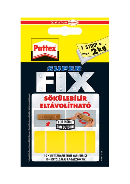 Çift Taraflı Süperfix Yapıştırıcı