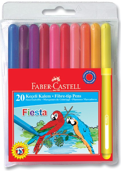 Bls. Fiesta Keçeli Kalem, 20'li