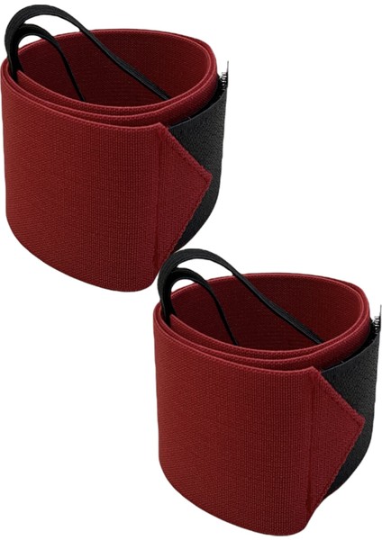 Ağırlık Kaldırma Halter & Fitness & Crossfit Bilek Bandajı 50 cm x 5 cm - Wrist Wraps El Bilek Sargısı - 1 Çift