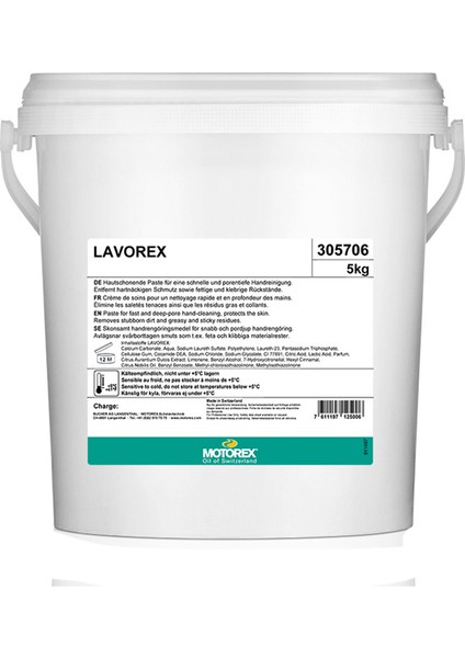 Lavorex Temizleyici Macun 5 kg