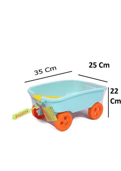Oyuncak Bahçe Arabası Kulplu 36 cm 876 76786