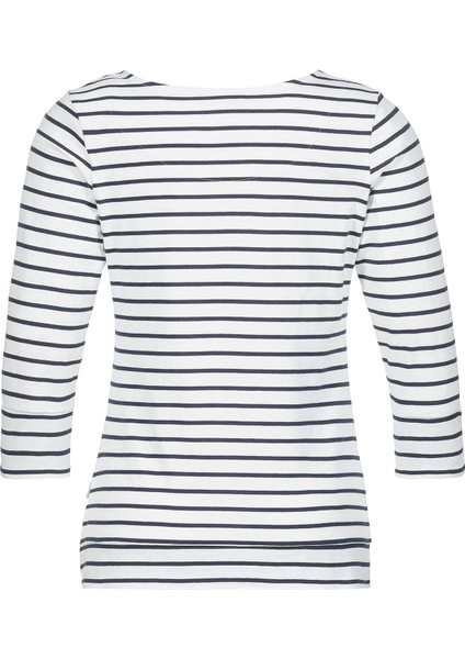 W Marina Stripe Ls Tee Kadin T-Shirtler MUS.82288