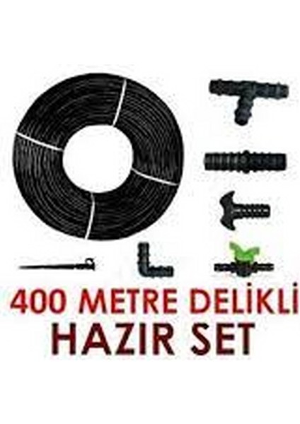 Hasüçel 400 Metre Kendinden Delikli Damla Sulama Sistemi Ek Parça