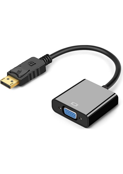 Diplay VGA Çevirici Displayport To VGA 15 Pin Adaptör Display In VGA Out Dp VGA Converter