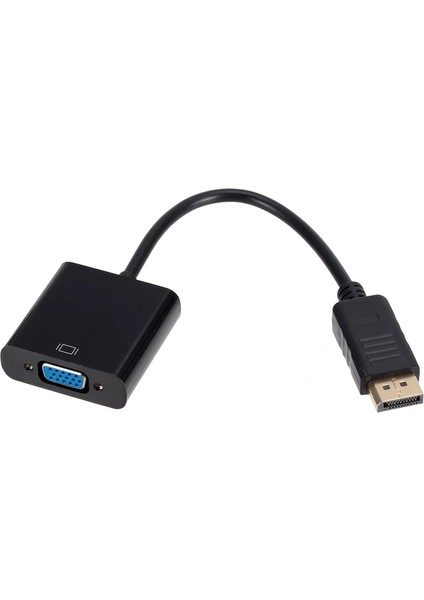 Diplay VGA Çevirici Displayport To VGA 15 Pin Adaptör Display In VGA Out Dp VGA Converter