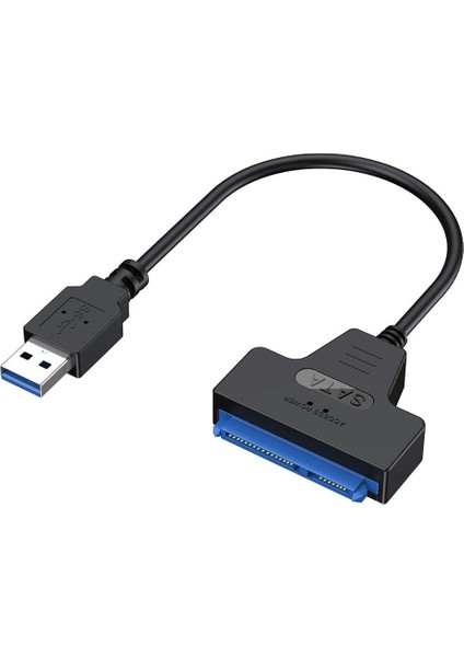 USB 3.0 Sata Çevirici Kablo 2,5 Inç SSD ve HDD Için Sata - USB Adaptör Kablosu 2.5 Sata HDD USB