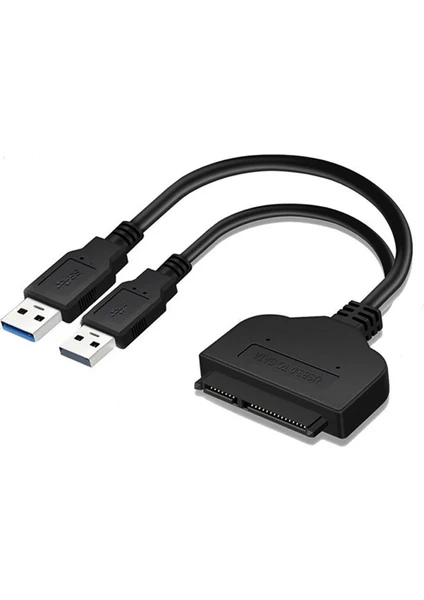 SSD HDD Bağlantı Kablosu USB 3.0 2.5" Sata Harici Disk Kablo USB 3.0 Sata 22PIN Sata