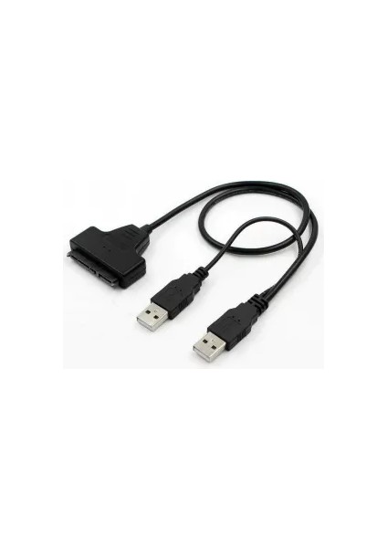 USB 2.0 Sata Çevirici Kablo 2,5 Inç SSD ve HDD Için Sata - USB Adaptör Kablosu 2.5 Sata HDD USB