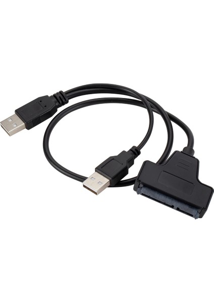 USB 2.0 Sata Çevirici Kablo 2,5 Inç SSD ve HDD Için Sata - USB Adaptör Kablosu 2.5 Sata HDD USB