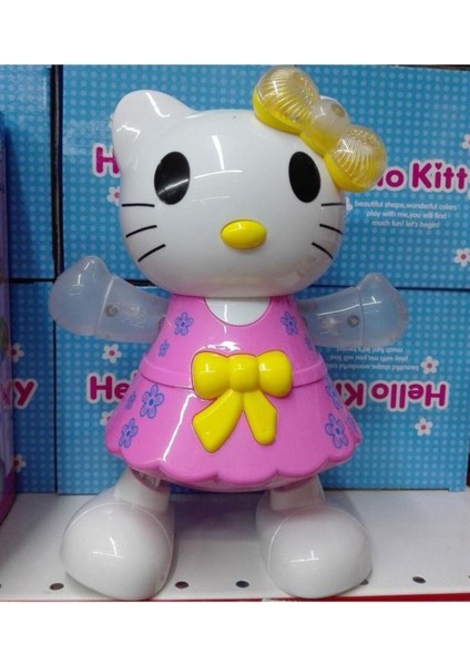 Hello Kitty Dans Eden Işıklı Müzikli Bebek Pilli Sesli Hareketli