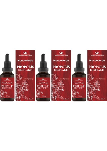 Propolis Ekstraktı 20 ml 3'lü fiyatları