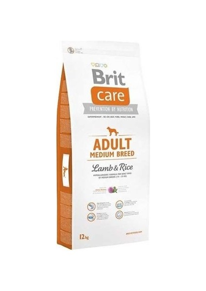 Kuzu Etli Orta Irk Yetişkin Köpek Maması 12 kg