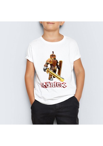 Roblox Wikia Baskılı Çocuk Tişört T-Shirt Mr-05