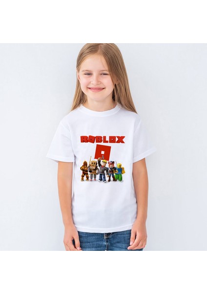 Roblox Baskılı Çocuk Tişört T-Shirt Mr-01 fiyatları
