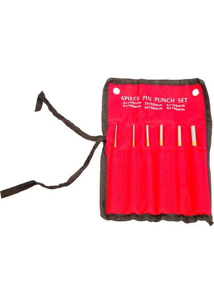 Nt Tools 6 Parça Düz Pim Uzun Zımba Takımı