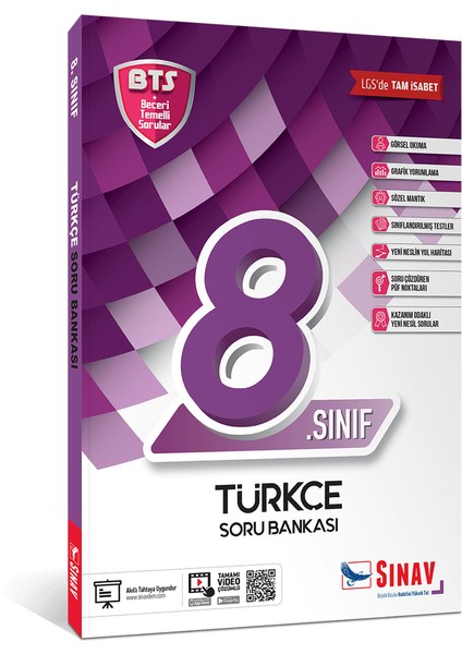 24 Adımda 8. Sınıf LGS Türkçe Bitirme Seti