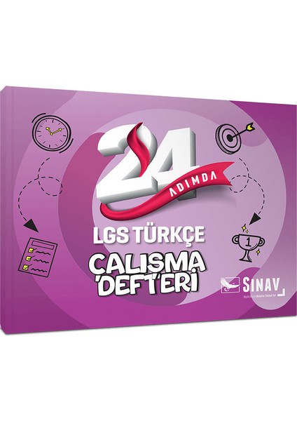 24 Adımda 8. Sınıf LGS Türkçe Bitirme Seti