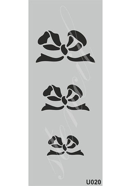 Stencil Boyama Şablonu 10X25 Cm. U020