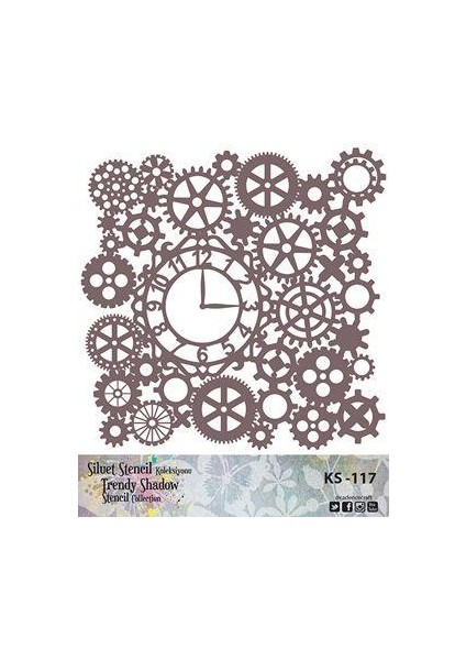 Siluet (Kenarsız) Stencil KS-117