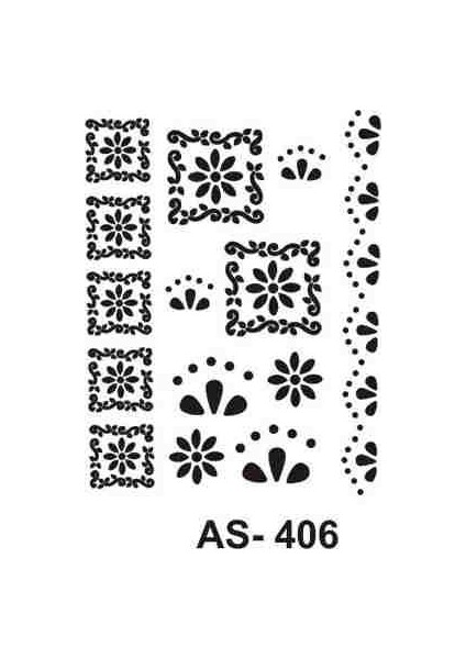 New Stencil Collection A4 AS-406