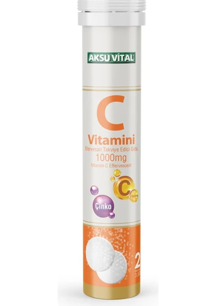 Aksu Vital C Vitamini Efervesan