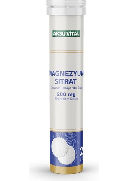 Magnezyum Sitrat Efervesan