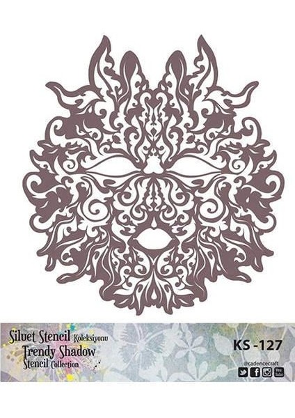 Siluet (Kenarsız) Stencil KS-127