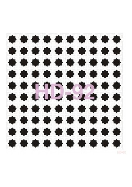 Home Decor Stencil Boyama Şablonu 45X45 Cm. Hd-92