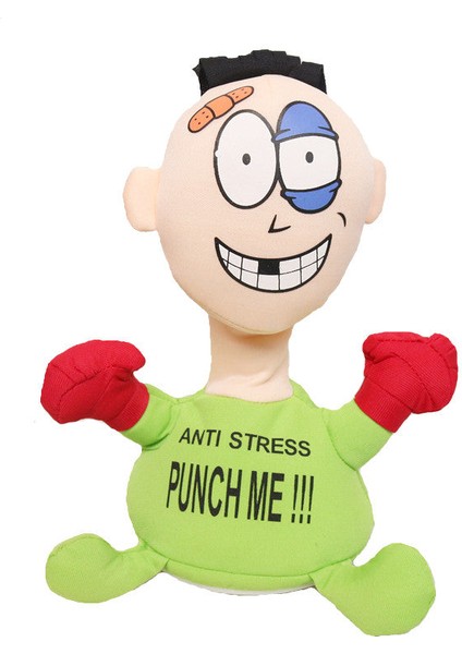 Ayaz Oyuncak Oyuncak Pilli Stres Atma Bebeği Punch Me Doll