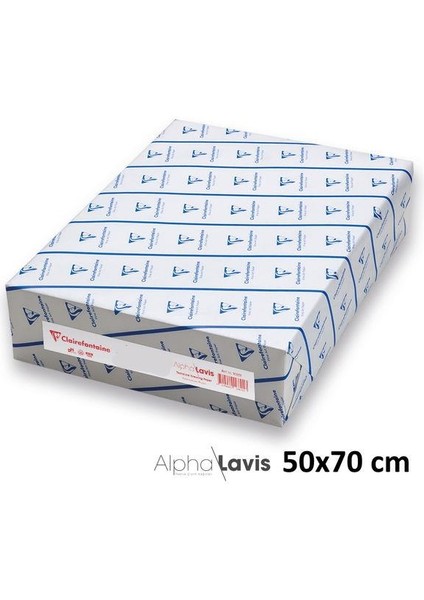 Alpha Lavis Teknik Çizim Kağıdı 200 gr 50X70 cm 125'LI Paket