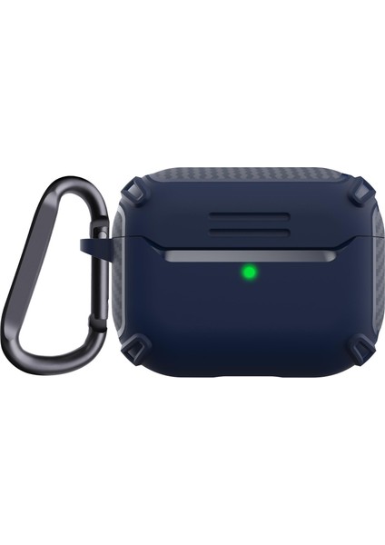 AirPodss Pro Uyumlu Kılıf Armor Zırh Kulaklık Kılıfı Ultra Üstün Koruma Airbag Darme Emici