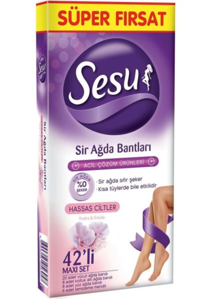 Bandı Maxi Set Hassas Ciltler Sir Ağda 42 'li