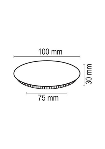 10W Yüksek Lümen LED Panel Armatür 3200K