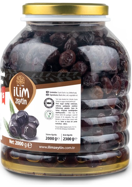 Gemlik Siyah Zeytin S 2 kg
