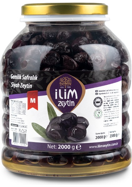 Gemlik Siyah Zeytin M 2 kg