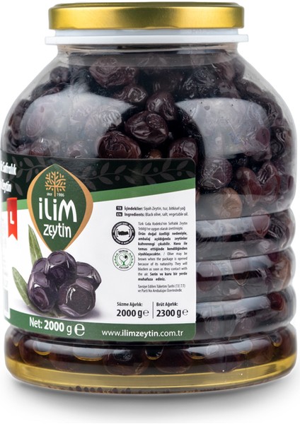 Gemlik Siyah Zeytin L 2 kg