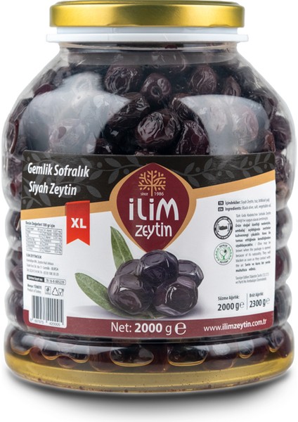 Gemlik Siyah Zeytin XL 2 kg