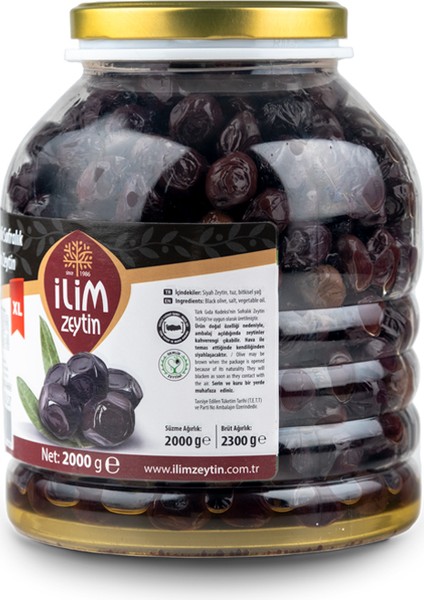 Gemlik Siyah Zeytin XL 2 kg